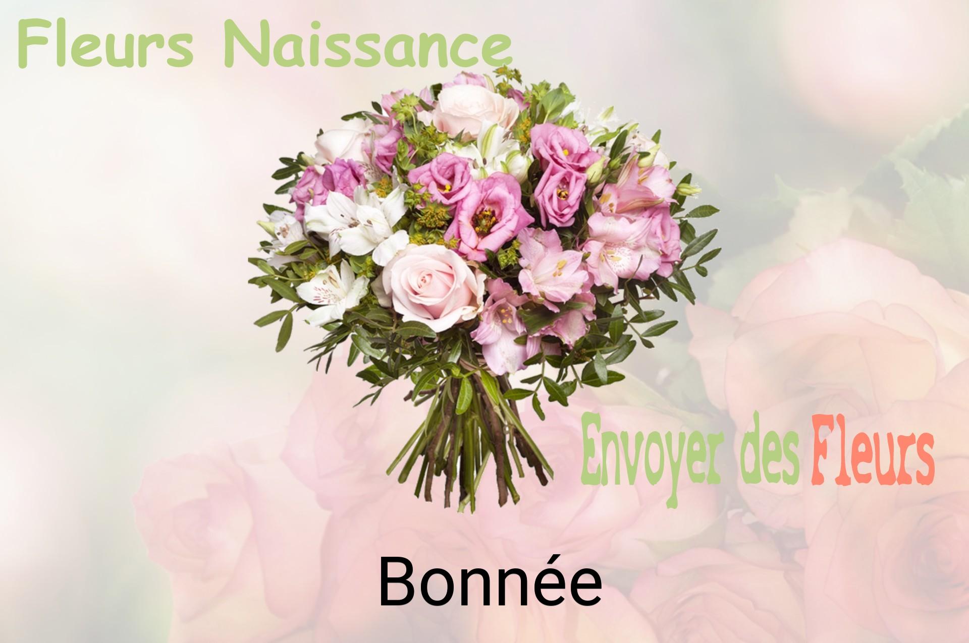 Bouquet de fleurs de naissance livré à Bonnée